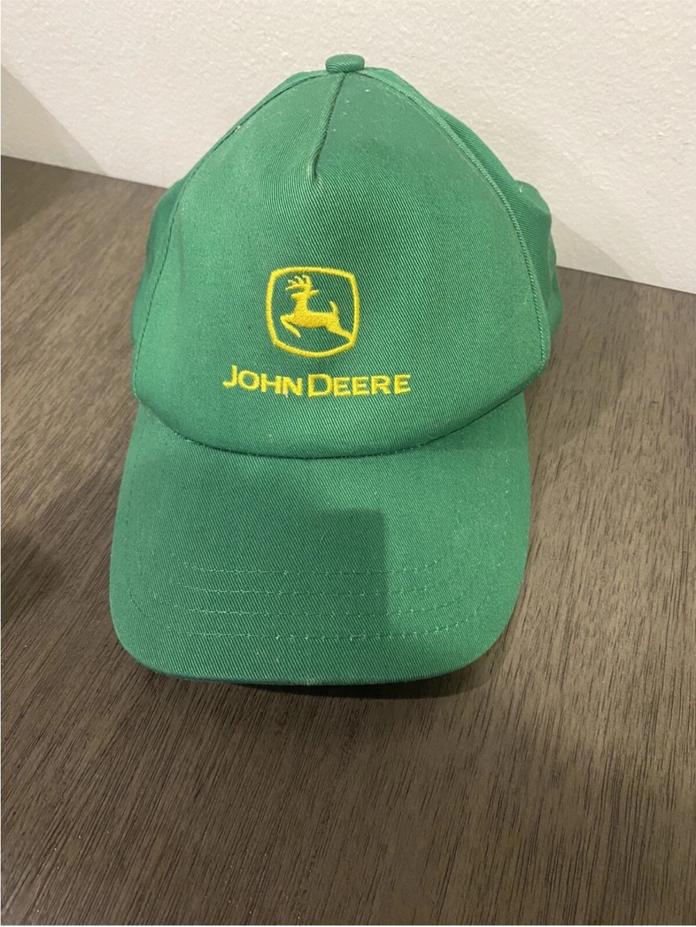 John Deere Green Cap with Yellow Logo Interior